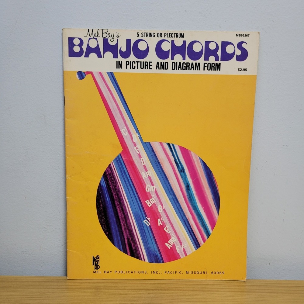 Mel Bay's 5 String Banjo Chords In Picture and Diagram Form 5 String or Plectrum
